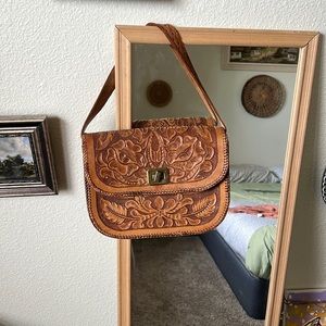 Hand Tooled Leather Purse